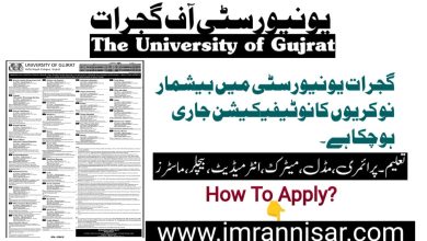 Pakistan Gujrat University Jobs 2024 Apply Now